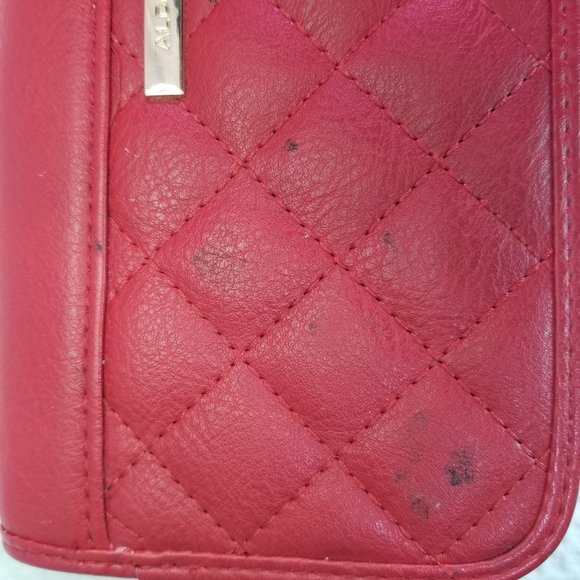 Aldo Women's Red Crossbody Wallet - Picture 4 of 6